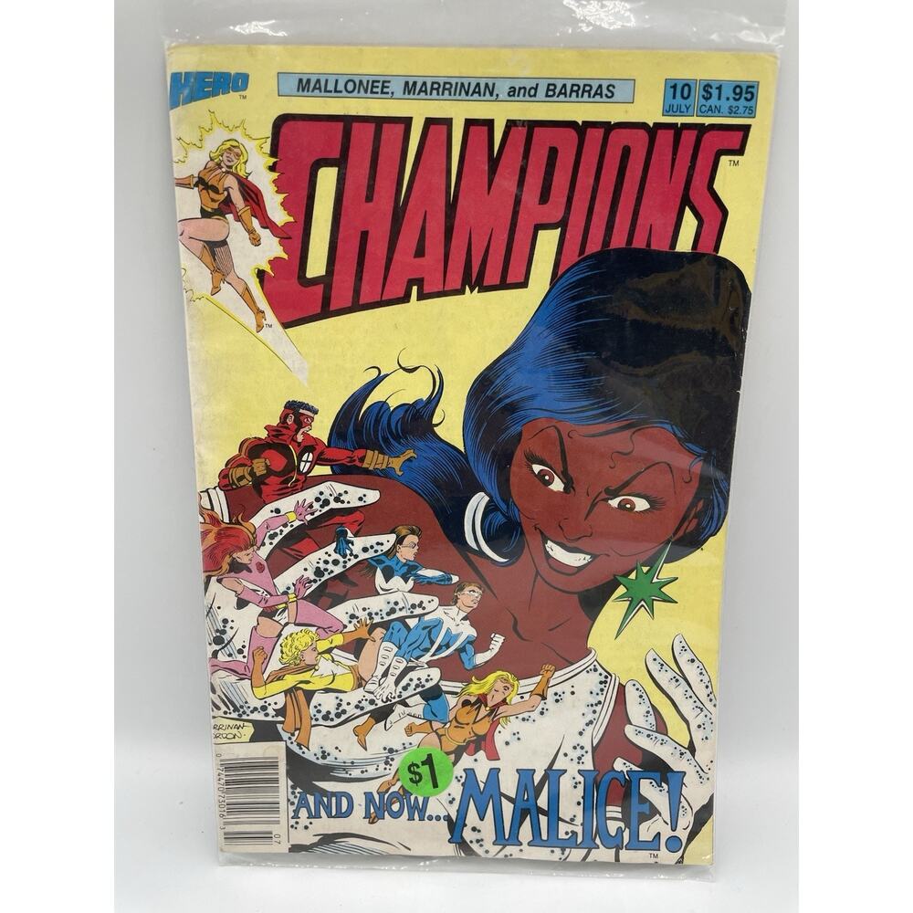 Champions #10 July 1988 Hero Comics